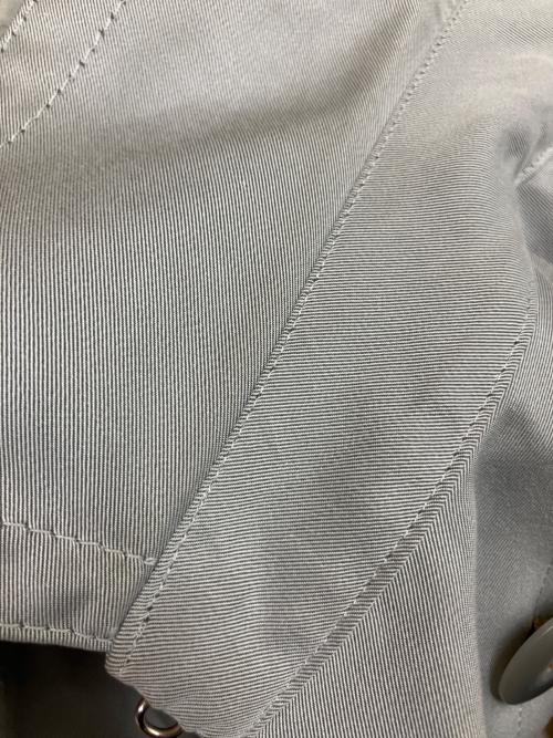 Aquascutum（アクアスキュータム）Aquascutum (アクアスキュータム) 1454010-93　トレンチコート ライトグレー サイズ:6の古着・服飾アイテム