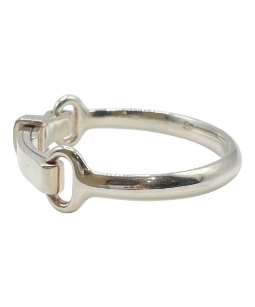 HERMES（エルメス）HERMES (エルメス) MORS DE BRIDE ベルトモチーフバングル シルバー サイズ:15.5cmの古着・服飾アイテム