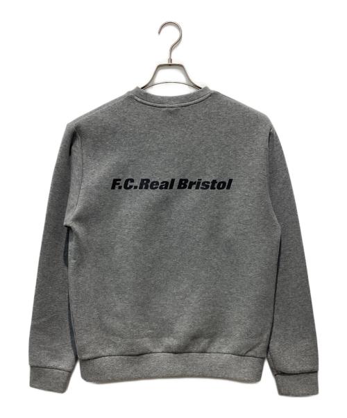 F.C.R.B.（エフシーレアルブリストル）F.C.R.B. (エフシーレアルブリストル) TECH SWEAT CREWNECK TOP グレー サイズ:Mの古着・服飾アイテム