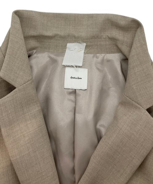 Spick and Span（スピック＆スパン）Spick and Span (スピック＆スパン) ドライTW1Bジャケット ベージュ サイズ:38の古着・服飾アイテム