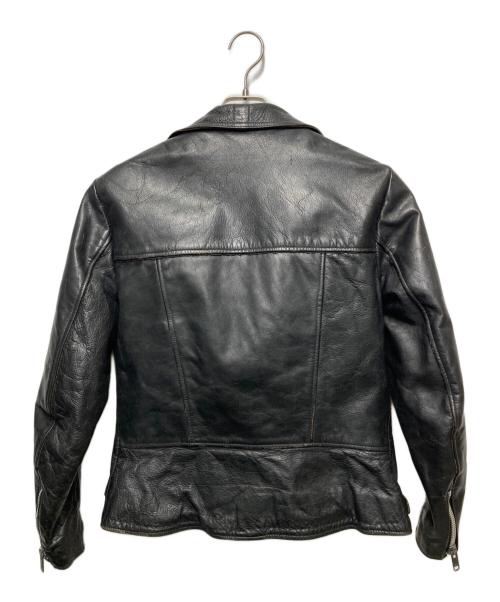 WOLF LEATHERS（ウルフレザー）WOLF LEATHERS (ウルフレザー) 70s レザーライダースジャケット ブラック サイズ:42の古着・服飾アイテム