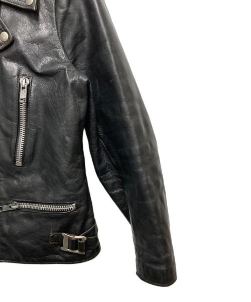 WOLF LEATHERS（ウルフレザー）WOLF LEATHERS (ウルフレザー) 70s レザーライダースジャケット ブラック サイズ:42の古着・服飾アイテム