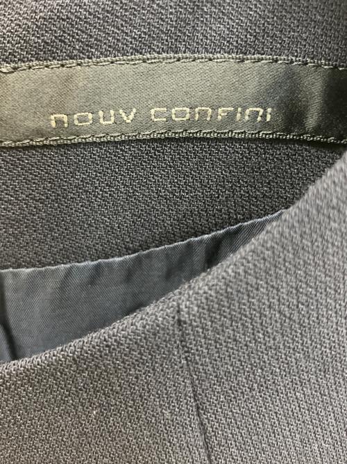 NOUV CONFINI（ヌーヴコンフィニ）NOUV CONFINI (ヌーヴコンフィニ) 116-0001　フォーマルワンピース ネイビー サイズ:9の古着・服飾アイテム