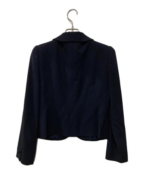 NOUV CONFINI（ヌーヴコンフィニ）nouv confini (ヌーヴコンフィニ) ショートジャケット/丸襟ジャケット ネイビー サイズ:9の古着・服飾アイテム