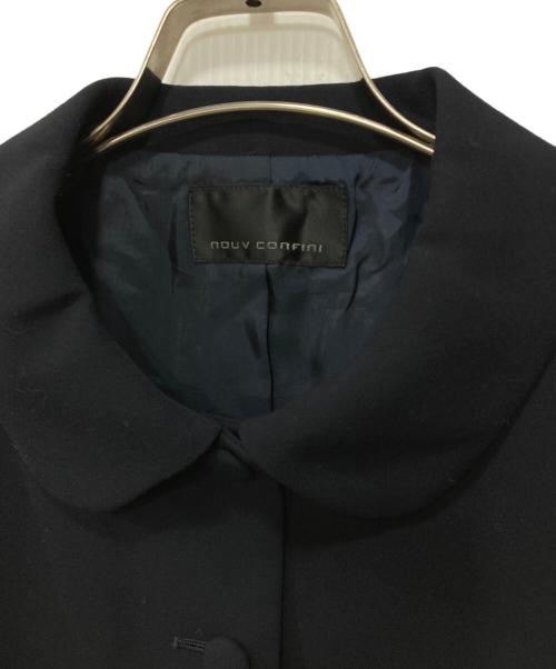 NOUV CONFINI（ヌーヴコンフィニ）nouv confini (ヌーヴコンフィニ) ショートジャケット/丸襟ジャケット ネイビー サイズ:9の古着・服飾アイテム