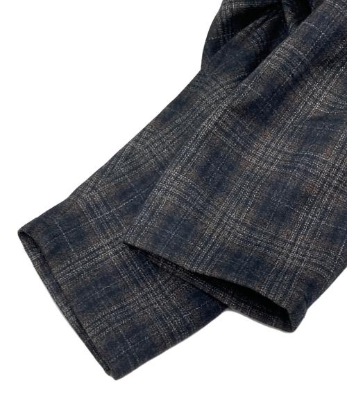 Ameri（アメリ）AMERI (アメリ) WAIST CROSS CHECK DRESS／ウエストクロスチェックドレス ネイビー サイズ:Sの古着・服飾アイテム