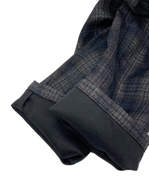 Ameri（アメリ）AMERI (アメリ) WAIST CROSS CHECK DRESS／ウエストクロスチェックドレス ネイビー サイズ:Sの古着・服飾アイテム