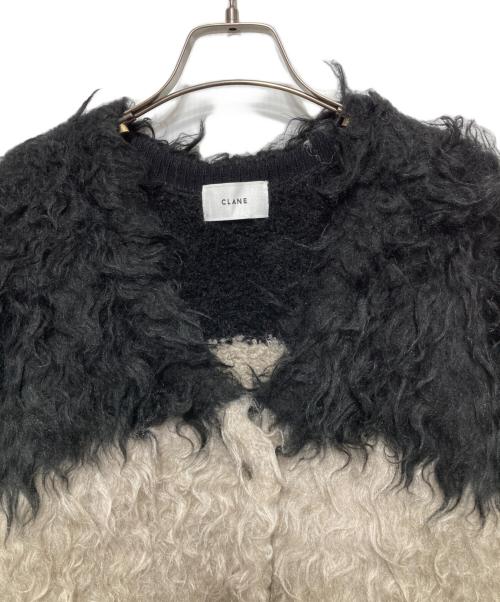 CLANE（クラネ）CLANE (クラネ) BI COLOR SHAGGY KNIT CARDIGAN/シャギーニットカーディガン ベージュ サイズ:1の古着・服飾アイテム