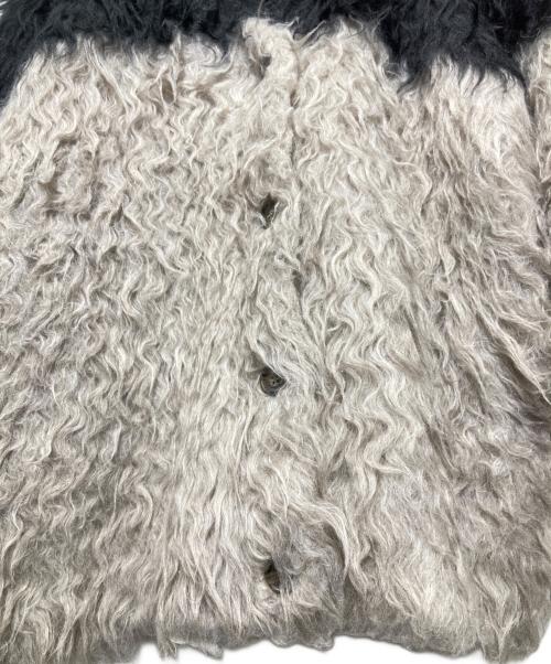 CLANE（クラネ）CLANE (クラネ) BI COLOR SHAGGY KNIT CARDIGAN/シャギーニットカーディガン ベージュ サイズ:1の古着・服飾アイテム