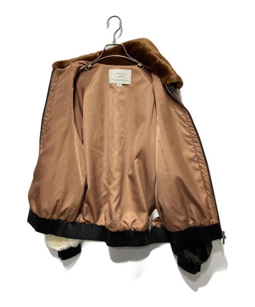 Ameri（アメリ）AMERI (アメリ) DESSERT CUP FUR BLOUSON/ファーブルゾン マルチカラー サイズ:Fの古着・服飾アイテム