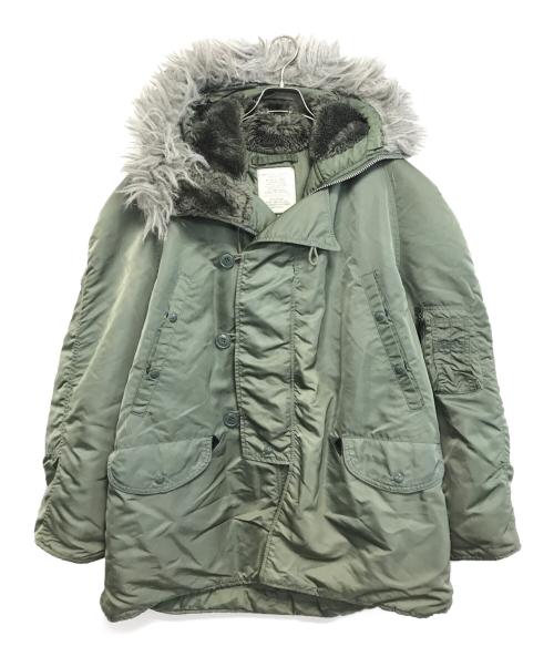 ALPHA（アルファ）ALPHA (アルファ) N-3Bフライトジャケット グリーン サイズ:Lの古着・服飾アイテム