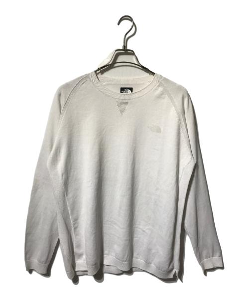 THE NORTH FACE（ザ ノース フェイス）THE NORTH FACE (ザ ノース フェイス) ロングスリーブライトコンフォートクルー/ロングスリーブシャツ ホワイト サイズ:Ｌの古着・服飾アイテム