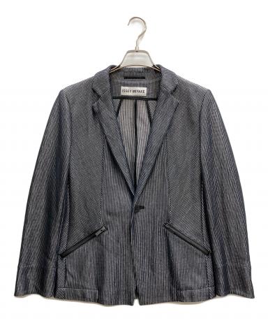 ろ*ん様 Y's for men イッセイミヤケ ウール テーラード ジャケット 中古・古着通販】ISSEY MIYAKE (イッセイミヤケ) ストライプテーラード