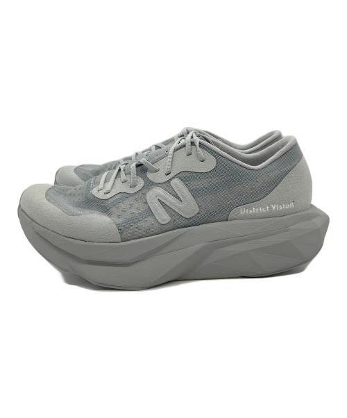 NEW BALANCE（ニューバランス）NEW BALANCE (ニューバランス) District Vision (ディストリクトヴィジョン) スニーカー ライトグレー サイズ:27 未使用品の古着・服飾アイテム