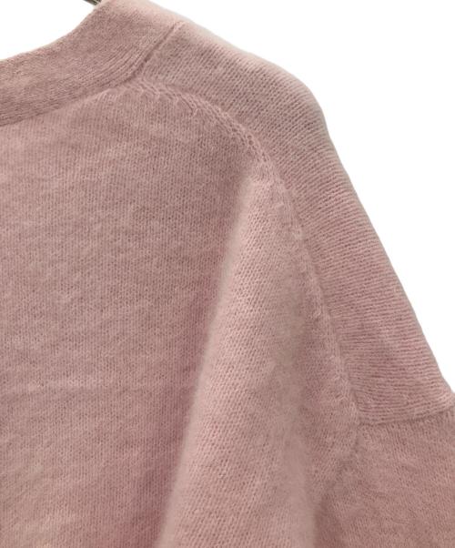 ROPE（ロペ）ROPE (ロペ) フォックスカシミヤニットカーディガン ピンク サイズ:SIZE F 未使用品の古着・服飾アイテム