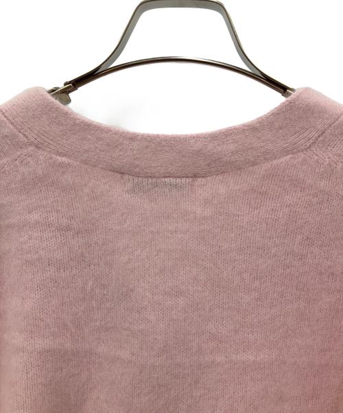 ROPE（ロペ）ROPE (ロペ) フォックスカシミヤニットカーディガン ピンク サイズ:SIZE F 未使用品の古着・服飾アイテム