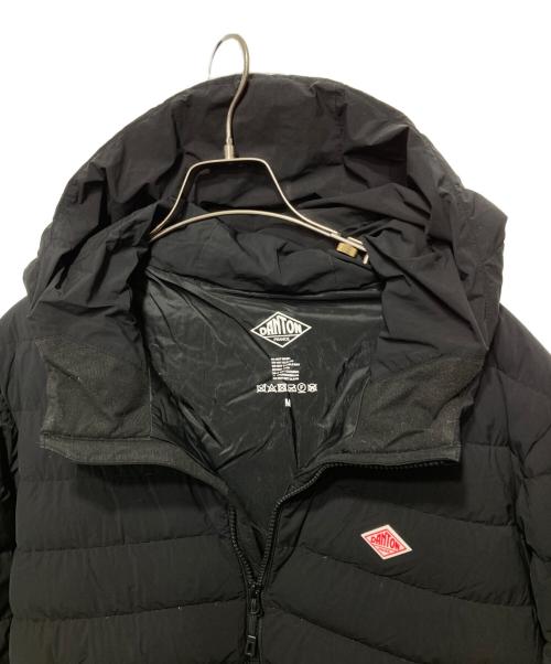 DANTON（ダントン）DANTON (ダントン) MIDDLE DOWN HOODED COAT/ ミドルダウン フーデッドコート ブラック サイズ:Mの古着・服飾アイテム