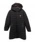 DANTON（ダントン）の古着「MIDDLE DOWN HOODED COAT/ ミドルダウン フーデッドコート」｜ブラック