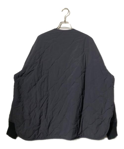 Hakuu（ハク）Hakuu (ハク) QUILT JK WITH DOWN HOODブルゾン//ダウンジャケット  グレー サイズ:Sの古着・服飾アイテム
