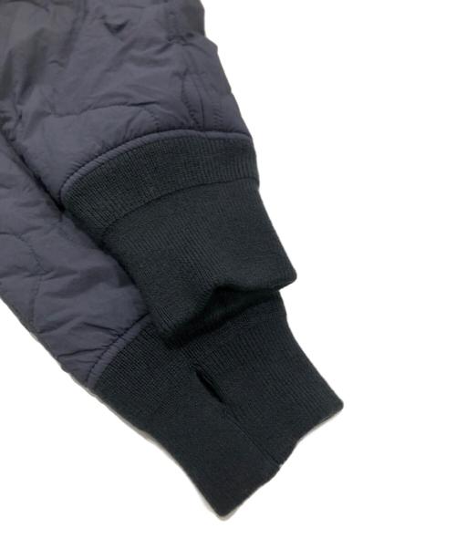 Hakuu（ハク）Hakuu (ハク) QUILT JK WITH DOWN HOODブルゾン//ダウンジャケット  グレー サイズ:Sの古着・服飾アイテム