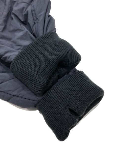 Hakuu（ハク）Hakuu (ハク) QUILT JK WITH DOWN HOODブルゾン//ダウンジャケット  グレー サイズ:Sの古着・服飾アイテム