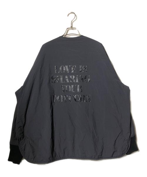 Hakuu（ハク）Hakuu (ハク) QUILT JK WITH DOWN HOODブルゾン//ダウンジャケット  グレー サイズ:Sの古着・服飾アイテム