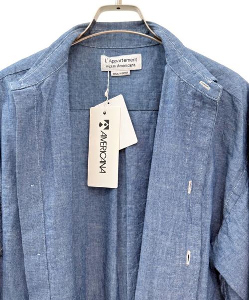 L'appartement（アパルトモン）L'appartement (アパルトモン) Americana (アメリカーナ) CHAMBRAY SHIRT ブルー サイズ:Freeの古着・服飾アイテム