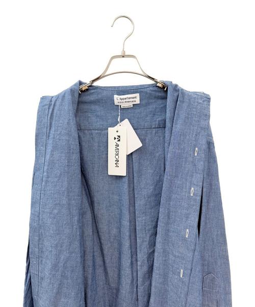 L'appartement（アパルトモン）L'appartement (アパルトモン) Americana (アメリカーナ) CHAMBRAY SHIRT ブルー サイズ:Freeの古着・服飾アイテム