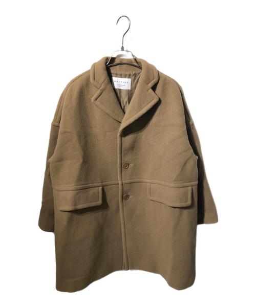 MACPHEE（マカフィー）MACPHEE (マカフィー) パイルメルトンオーバーサイズドコート ブラウン サイズ:34の古着・服飾アイテム