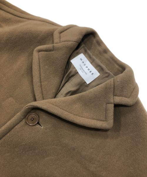 MACPHEE（マカフィー）MACPHEE (マカフィー) パイルメルトンオーバーサイズドコート ブラウン サイズ:34の古着・服飾アイテム
