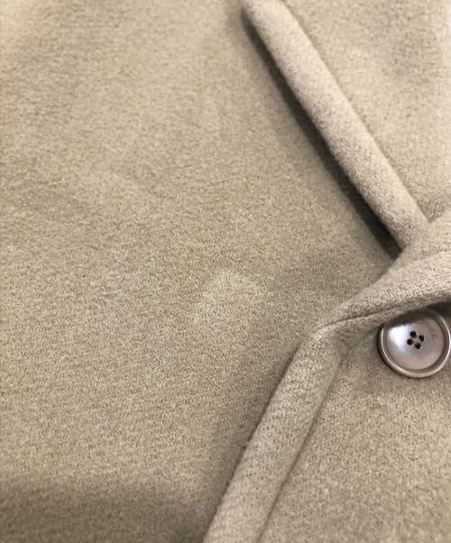 MACPHEE（マカフィー）MACPHEE (マカフィー) パイルメルトンオーバーサイズドコート ブラウン サイズ:34の古着・服飾アイテム