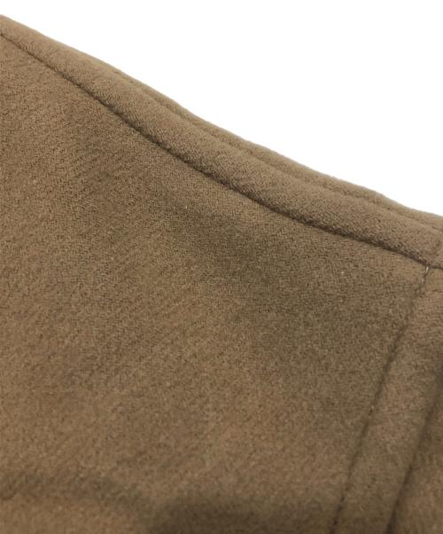 MACPHEE（マカフィー）MACPHEE (マカフィー) パイルメルトンオーバーサイズドコート ブラウン サイズ:34の古着・服飾アイテム