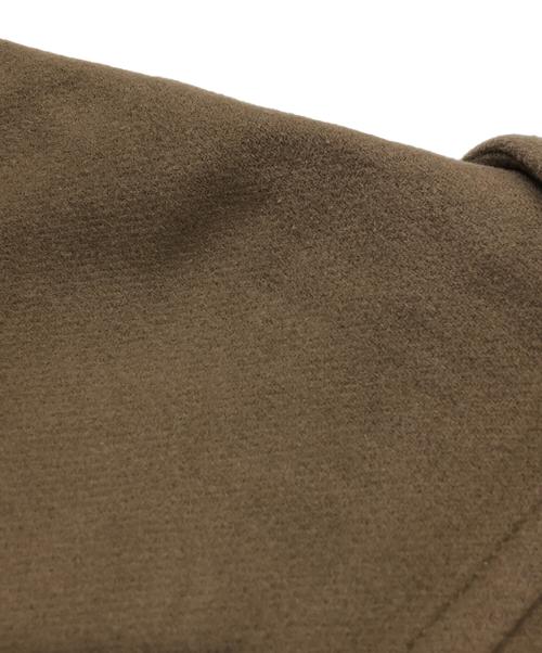 MACPHEE（マカフィー）MACPHEE (マカフィー) パイルメルトンオーバーサイズドコート ブラウン サイズ:34の古着・服飾アイテム