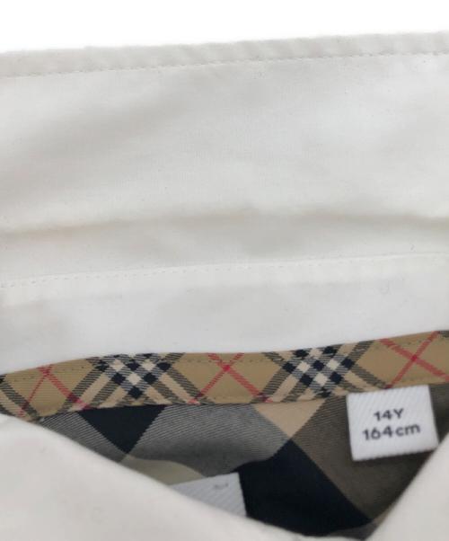 BURBERRY（バーバリー）BURBERRY (バーバリー) パッチワークチェックシャツ ベージュ サイズ:14Y SIZE 164cmの古着・服飾アイテム