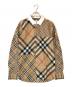 BURBERRY（バーバリー）の古着「パッチワークチェックシャツ」｜ベージュ