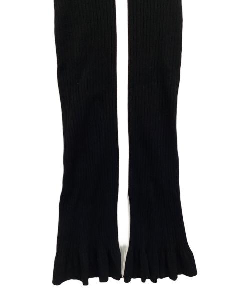 Snidel（スナイデル）Snidel (スナイデル) フロントボタンノースリニットワンピース ブラック サイズ:ONE SIZEの古着・服飾アイテム