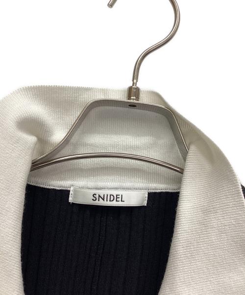 Snidel（スナイデル）Snidel (スナイデル) フロントボタンノースリニットワンピース ブラック サイズ:ONE SIZEの古着・服飾アイテム