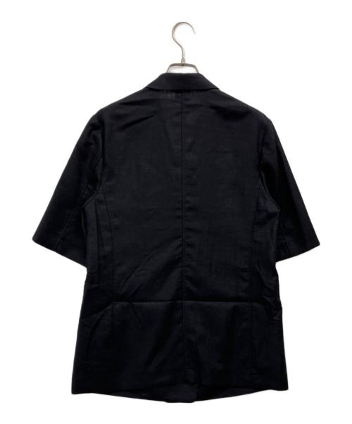 Spick and Span（スピック＆スパン）Spick and Span (スピック＆スパン) ドライクロスハーフスリーブジャケット ブラック サイズ:38の古着・服飾アイテム