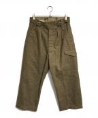 VINTAGE MILITARYヴィンテージ ミリタリー）の古着「british army(イギリス軍) 1949 Pattern Battle Dress Wool Trousers」｜ブラウン