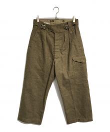 VINTAGE MILITARY（ヴィンテージ ミリタリー）の古着「british army(イギリス軍) 1949 Pattern Battle Dress Wool Trousers」｜ブラウン