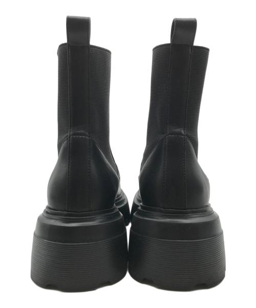 MARW UNITED ARROWS（マルゥ ユナイテッドアローズ）MARW UNITED ARROWS (マルゥ ユナイテッドアローズ) サイドゴアブーツ/厚底ブーツ ブラック サイズ:23 1/2の古着・服飾アイテム