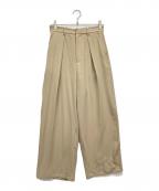 SLOBE IENAスローブ イエナ）の古着「ツイルダブルクロスパンツ」｜ベージュ