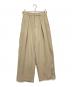 SLOBE IENA（スローブ イエナ）の古着「ツイルダブルクロスパンツ」｜ベージュ