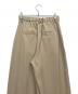 中古・古着 SLOBE IENA (スローブ イエナ) ツイルダブルクロスパンツ ベージュ サイズ:38：3000円