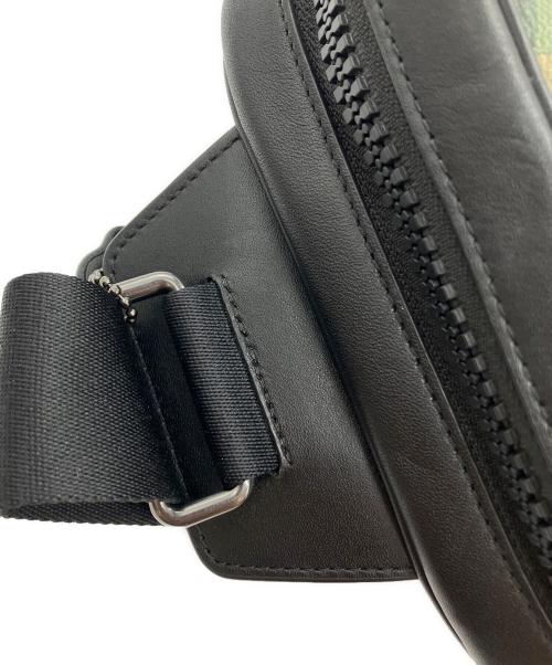 COACH（コーチ）COACH (コーチ) トラック パックキャンバスボディバッグ ブラックの古着・服飾アイテム