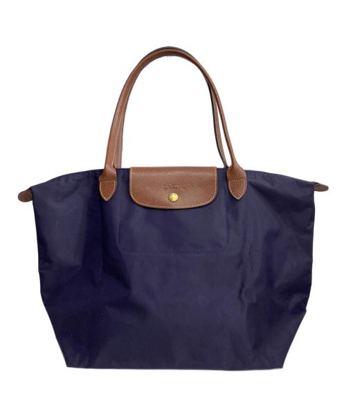 LONGCHAMP（ロンシャン）LONGCHAMP (ロンシャン) トートバッグ ネイビーの古着・服飾アイテム