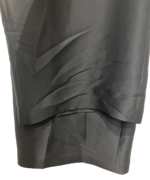 Heve（ヘイヴ）Heve (ヘイヴ) シルキータックワイドパンツ ブラック サイズ:38の古着・服飾アイテム