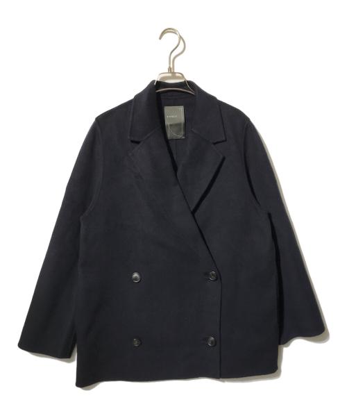 Noble（ノーブル）Noble (ノーブル) Super160sチェスターミドルコート ネイビー サイズ:36の古着・服飾アイテム
