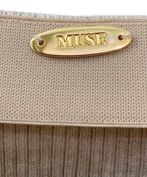 MUSE de Deuxieme Classe（ミューズ ドゥーズィエム クラス）MUSE de Deuxieme Classe (ミューズ ドゥーズィエム クラス) BOND RIB FLARE スカート ベージュ サイズ:Freeの古着・服飾アイテム