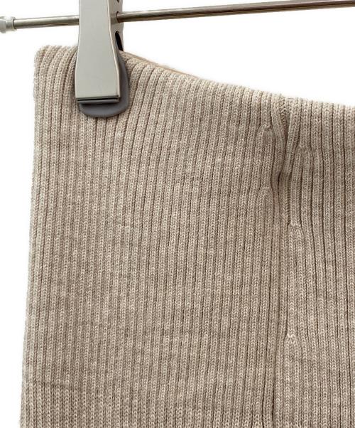 MUSE de Deuxieme Classe（ミューズ ドゥーズィエム クラス）MUSE de Deuxieme Classe (ミューズ ドゥーズィエム クラス) BOND RIB FLARE スカート ベージュ サイズ:Freeの古着・服飾アイテム